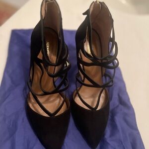 Aquazzura black shoe 37 1/2